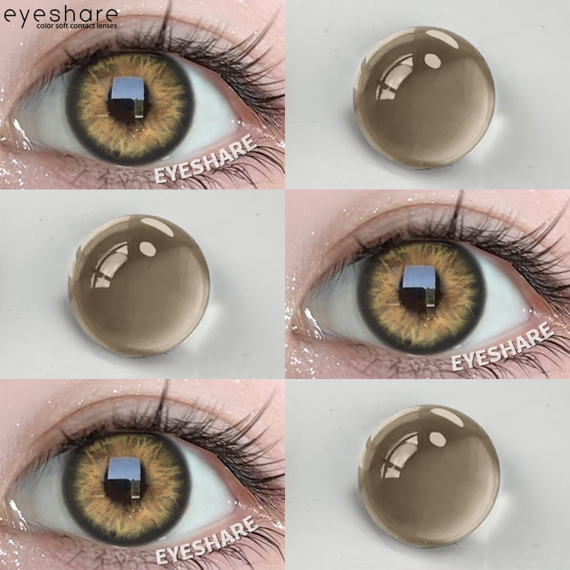 Eyeshare Softlens Minus (0.00~-7.00) Bali Gray Lensa Kontak Softlens Murah