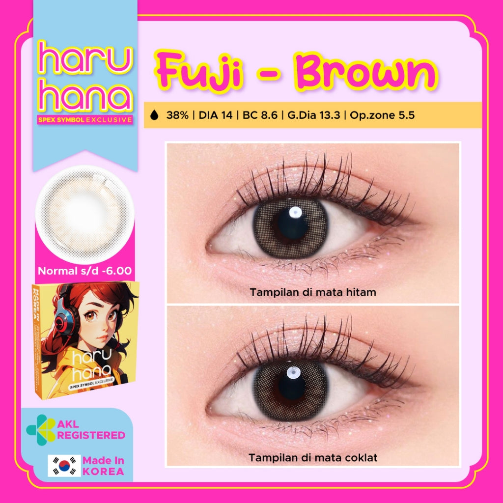 Softlens Spex Symbol HARUHANA Natural Series - Softlens Sailormoon - Softlens Megumi - Softlens Fuji
