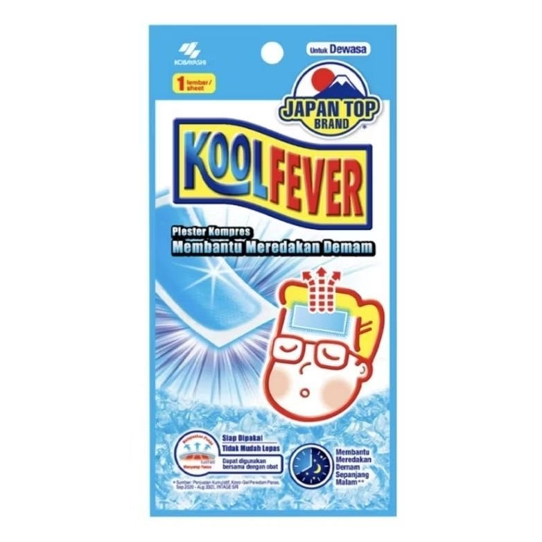 Koolfever Plester Kompres Demam 1 s
