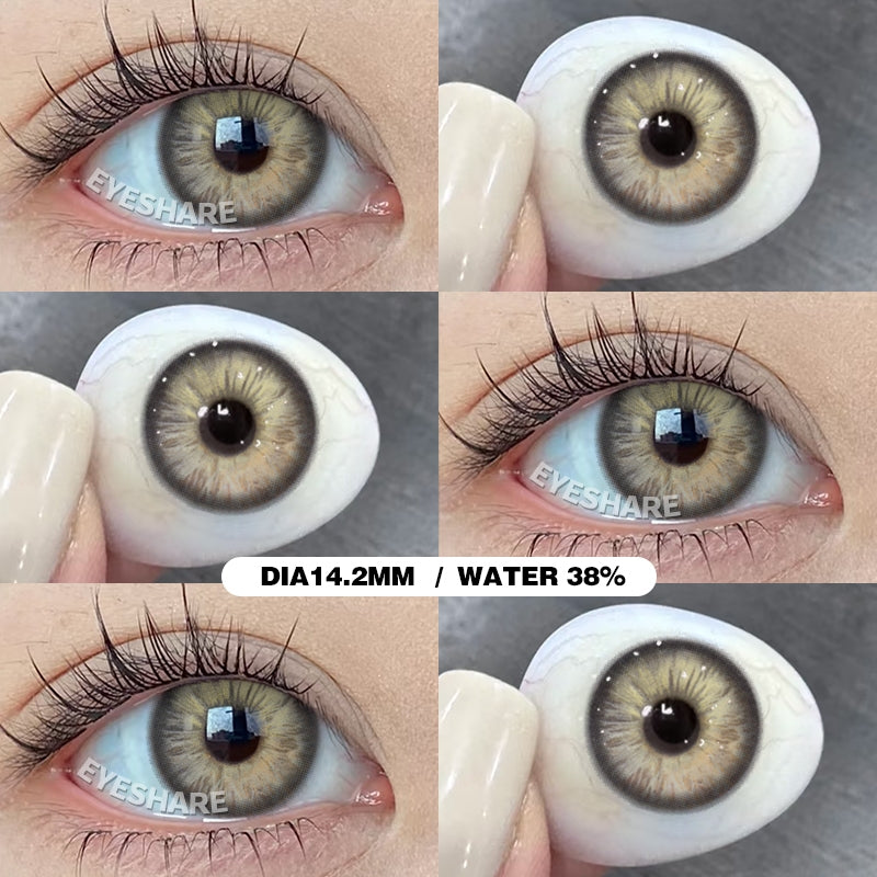 Eyeshare Softlens Blue Big Eyes 14.5mm 14.2mm 1Pasang Soft Lensa Kontak Soflen Blue