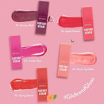 Emina Glossy Stain Lip Tint Bibir Glossy Finish Melembabkan