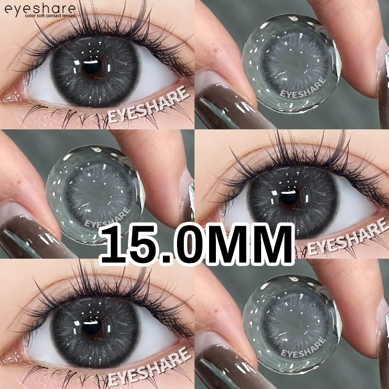 【COD】Softlens Sepasang Lensa kontak warna, lensa warna HOLLAND seri softlen Normal soflen brown Berwarna Lensa Besar Ukuran 14.5mm/Free Lens Case