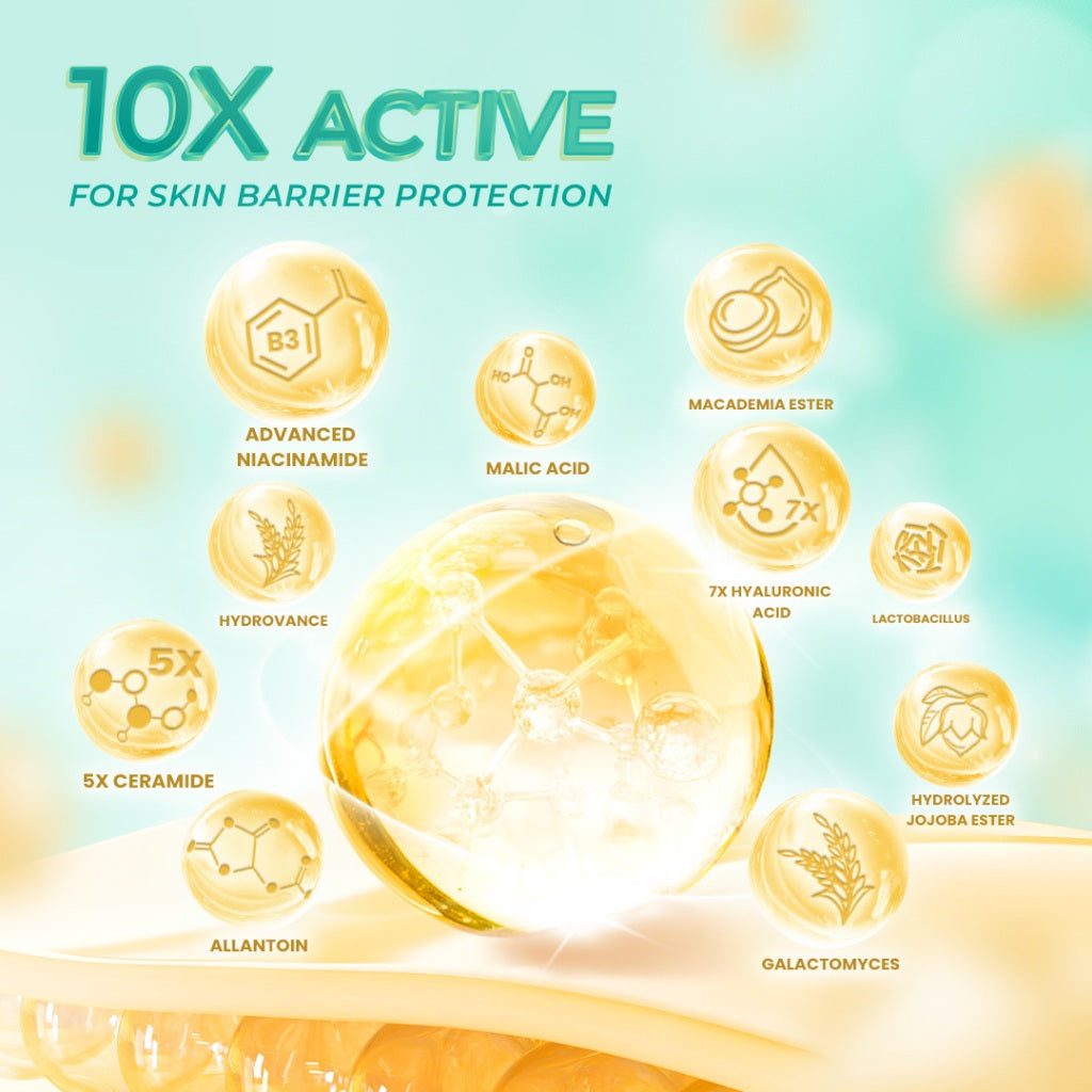 【BIG SIZE】Hanasui Ceramide Probiotics Moisturizer Gel 100ml - Pelembab Ringan Lembap Perbaiki Skin Barrier dan Mencerahkan