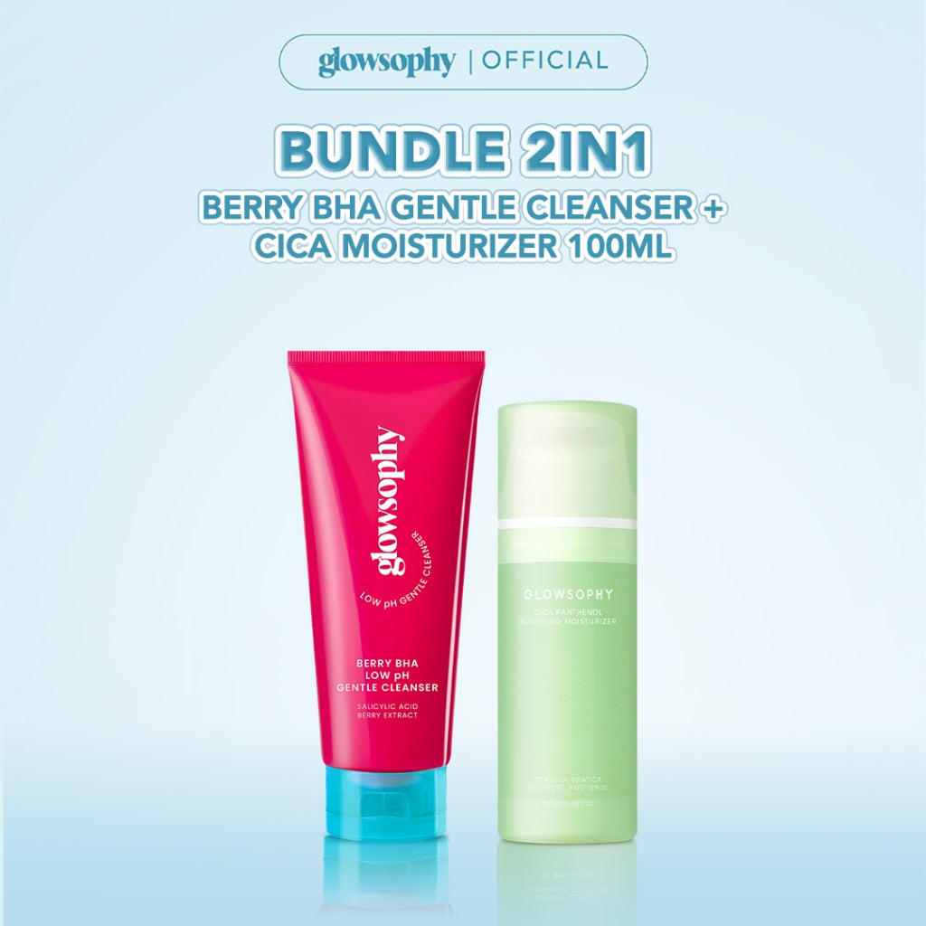Glowsophy Berry BHA Low pH Gentle Cleanser sabun cuci muka facial wash Acne Prone Skin Friendly Facial Wash Acnes Face Wash