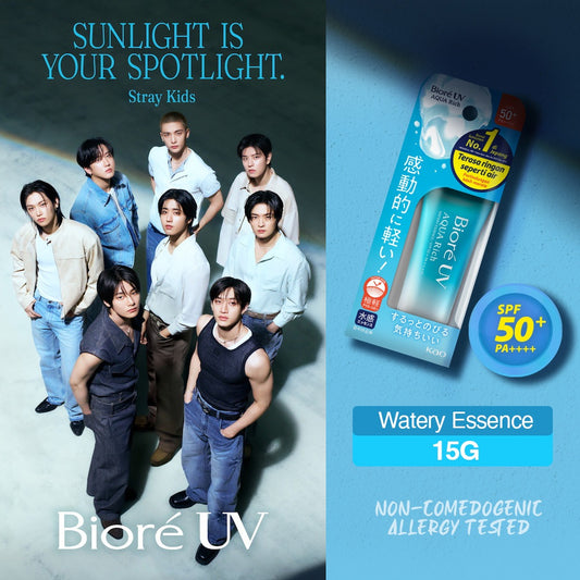 Biore UV Aqua Rich Skincare Sunscreen Waterproof Double UV Filter Watery Essence 15GR