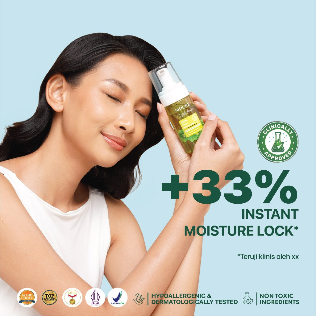 CICA FACE WASH - NPURE Facial Wash Cica / Anti Acne Facial Foam / Sabun Muka Anti Jerawat Berminyak