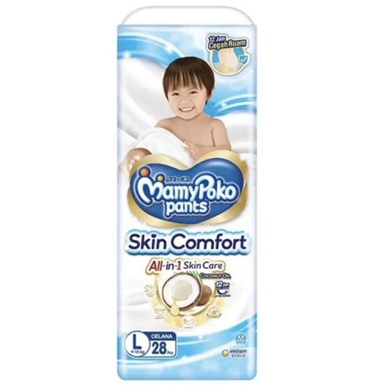 Mamy Poko Skin Comfort Popok Celana Bayi L 28 pcs