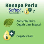 Softex Daun Sirih Pembalut Wanita Wing 36 cm 18 pcs
