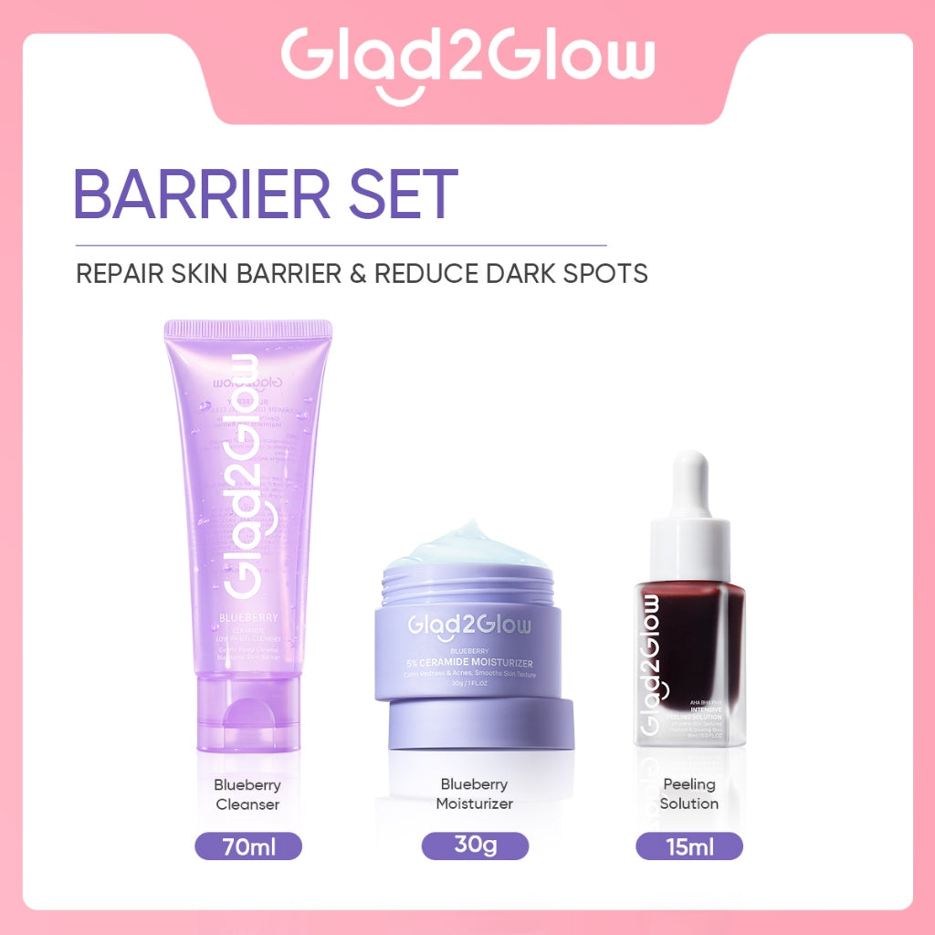 Glad2Glow Peeling Solution Serum Eksfoliasi Wajah 60S Menghaluskan Kulit Anda AHA BHA PHA Intensive serum vitamin c serum wajah white serum wajah glowing dan putih peeling exfoliating serum niacinamide Bahkan warna kulit kulit halus g2glow official store