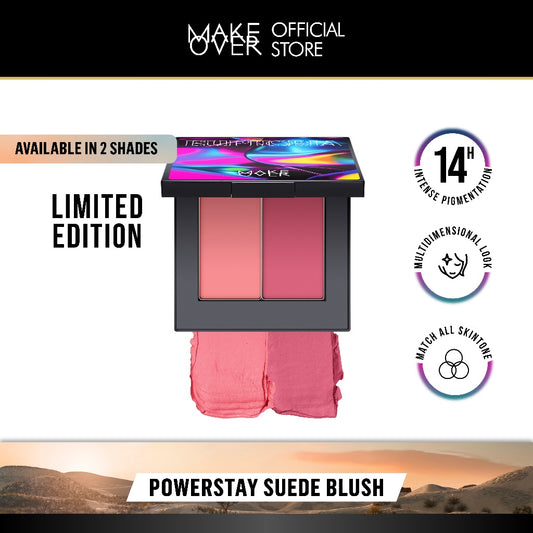 [ Dubai Fashion Week ] MAKE OVER Powerstay Suede Blush - Cream Blush, Blush On Make Over Pigmented Blendable DFW Nadya Hutagalung Pony Mira Agile Zsa Zsa Utari