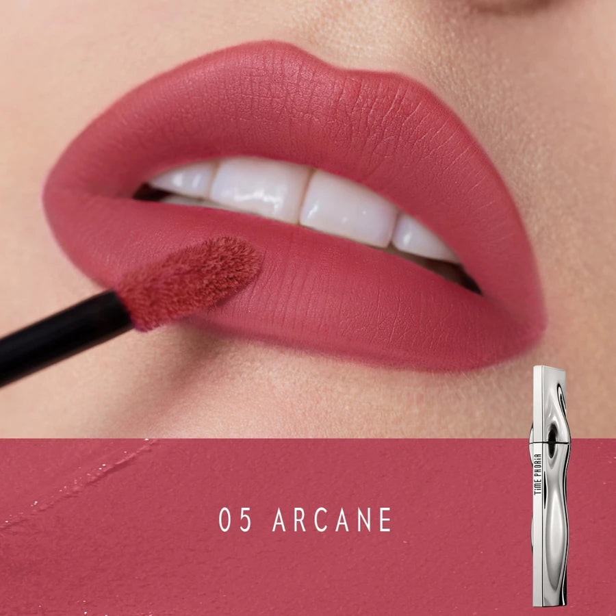 Lipstick TIME PHORIA Eternal Lip Matte 4ML ORIGINAL Liptint Waterproof Tahan Lama Lip Stain Lipgloss Lipstik LipTint Lip Cream Transferproof Kissproof