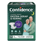 Confidence Classic Popok Perekat Dewasa Malam M8 L7 XL6 Pcs