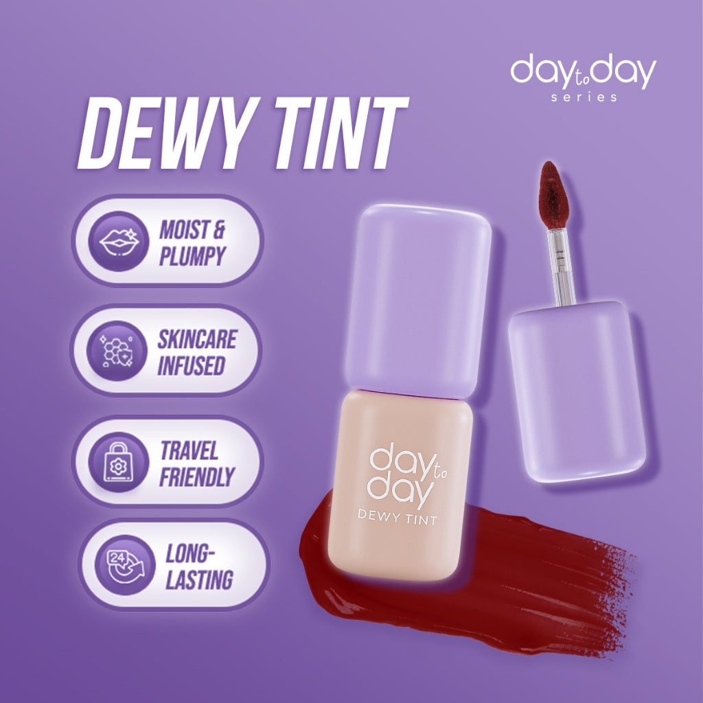 Implora Day to Day Series Dewy Tint | Gloss Liptint Lipstick Bibir