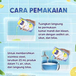 Vixal Kuat Segar Pembersih Kamar Mandi Lemon Refill 600 ml