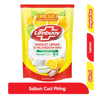 Lifebuoy Sabun Cuci Piring Lemon Refill 650 ml