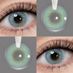[-1.00~-6.00] Softlens Minus 14.2mm Brown Gray Green No Ring Softlens Natural 1 Years Use