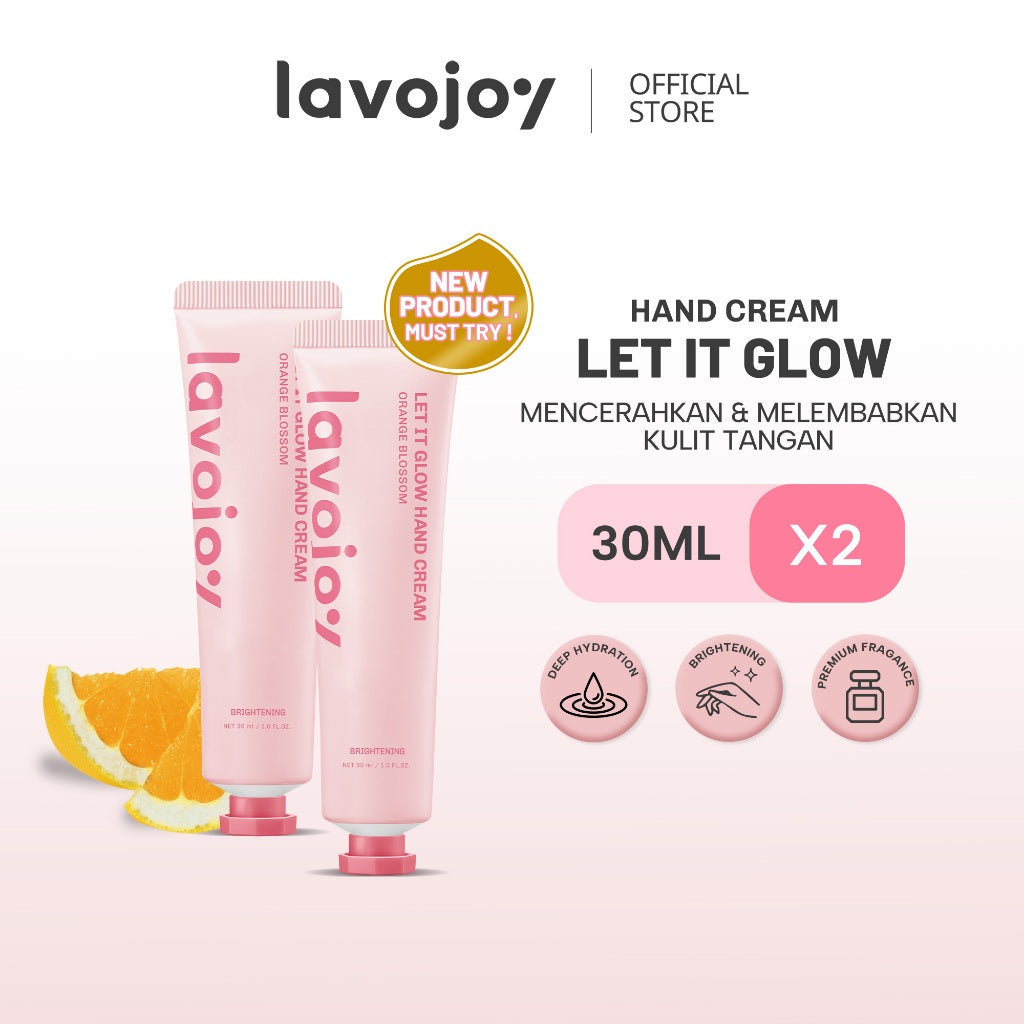 Lavojoy Hand Cream Series 30ml | Krim Untuk Mencerahkan Dan Melembabkan Kulit Tangan | Niacinamide Dan Shea Butter | Hand Cream Tangan Kering | Krim Tangan