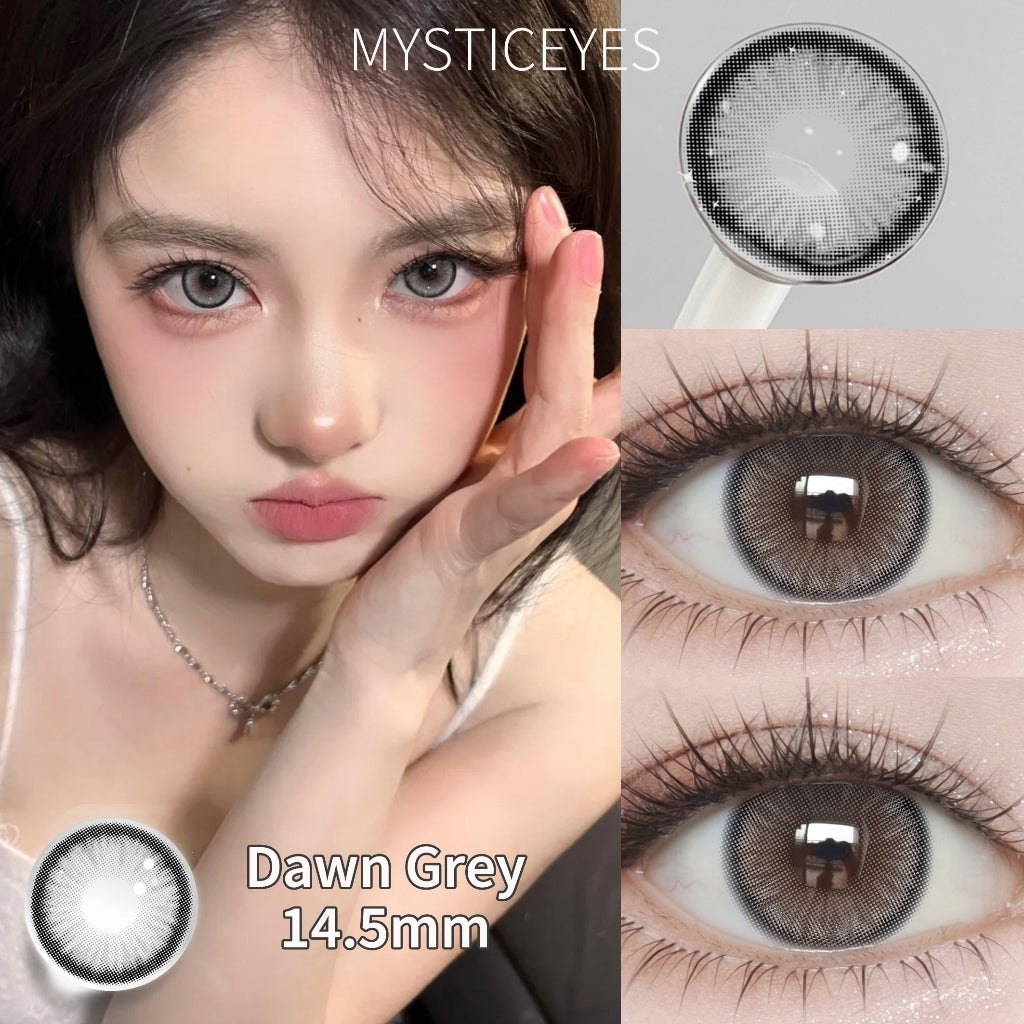 [COD] Mysticeyes Softlens Dawn Series Kontak lens 14.5mm - Gratis Tempat Softlens
