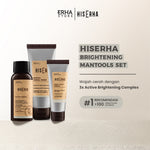 HIS ERHA Mantools Set - Rangkaian untuk Kulit BerjerawatHIS ERHA Paket Lengkap Facial Wash, Serum, Sunscreen Pelembap Brightening / Acne - Set untuk Mencerahkan Wajah Kusam, Lawan Jerawat / Minyak khusus Pria, Verified by Dermatologist, Niacinamide, Salic