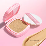 Glad2Glow Perfect cover cushion  Setting  dengan kandungan skincare mencegah kekusaman dan kulit kering sepanjang hari G2G Concealer Foundation Wajah Extract Mencerahkan Lasting refill Compact g2glow official store