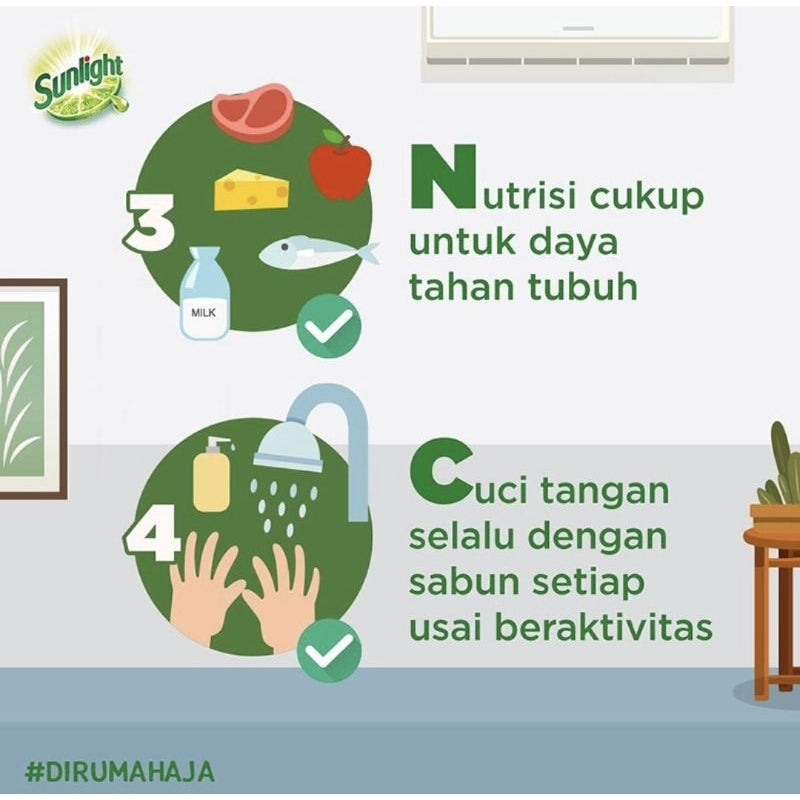Sunlight Sabun Cuci Piring Jeruk Nipis Refill 910 ml
