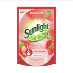 Sunlight Sabun Cuci Piring Extra Korean Strawberry Refill 600 ml