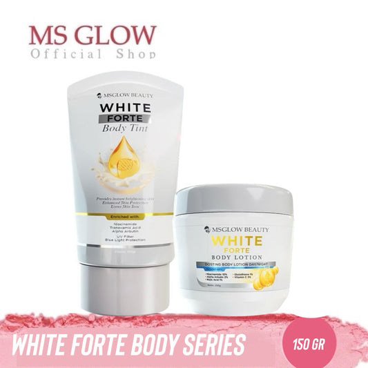 MS GLOW white Forte Series / Dosting Body lotion  & Body Tint