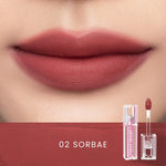 Hanasui Next Level Blurry Tint - Lip Tint Watery To Blur Lightweight Tahan Lama Velvet Finish Powdery Tint Blurring Effect Stain Lasting Up to 8 H