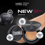 [SPECIAL MASTERSHADE] NEW! MAKE OVER Powerstay Sync Matte Cushion - Smart AI Matte Cushion Aqeela High Coverage Zero Oxidation Oil Control Foundation Compact Makeup Concealer Skin Tint Long Lasting Somethin Time Less w Maybe Euphoria