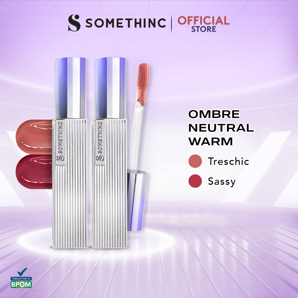 SOMETHINC Forever Stay Comfort Lip Glaze - Transferproof Lip Glaze, Awet Digunakan 24 Jam | Ringan Digunakan Di Bibir, Dengan Warna Menyala, Mampu Menutup Warna Bibir Gelap