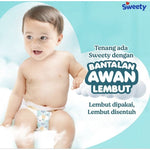 Sweety Silver Cloud Soft Popok Celana Bayi XXL 18 pcs