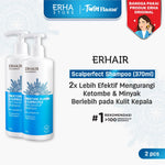 ERHAIR Twin Flame Scalperfect Anti Dandruff Shampoo  370ml - Sampo Anti Ketombe & Seboroik
