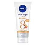 Nivea Extra Bright Serum Pelembap Tubuh SPF 15 Care & Protect Tube 180 ml