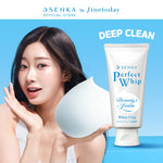 SENKA Perfect Whip White Clay Facial Foam 120gr [FS]