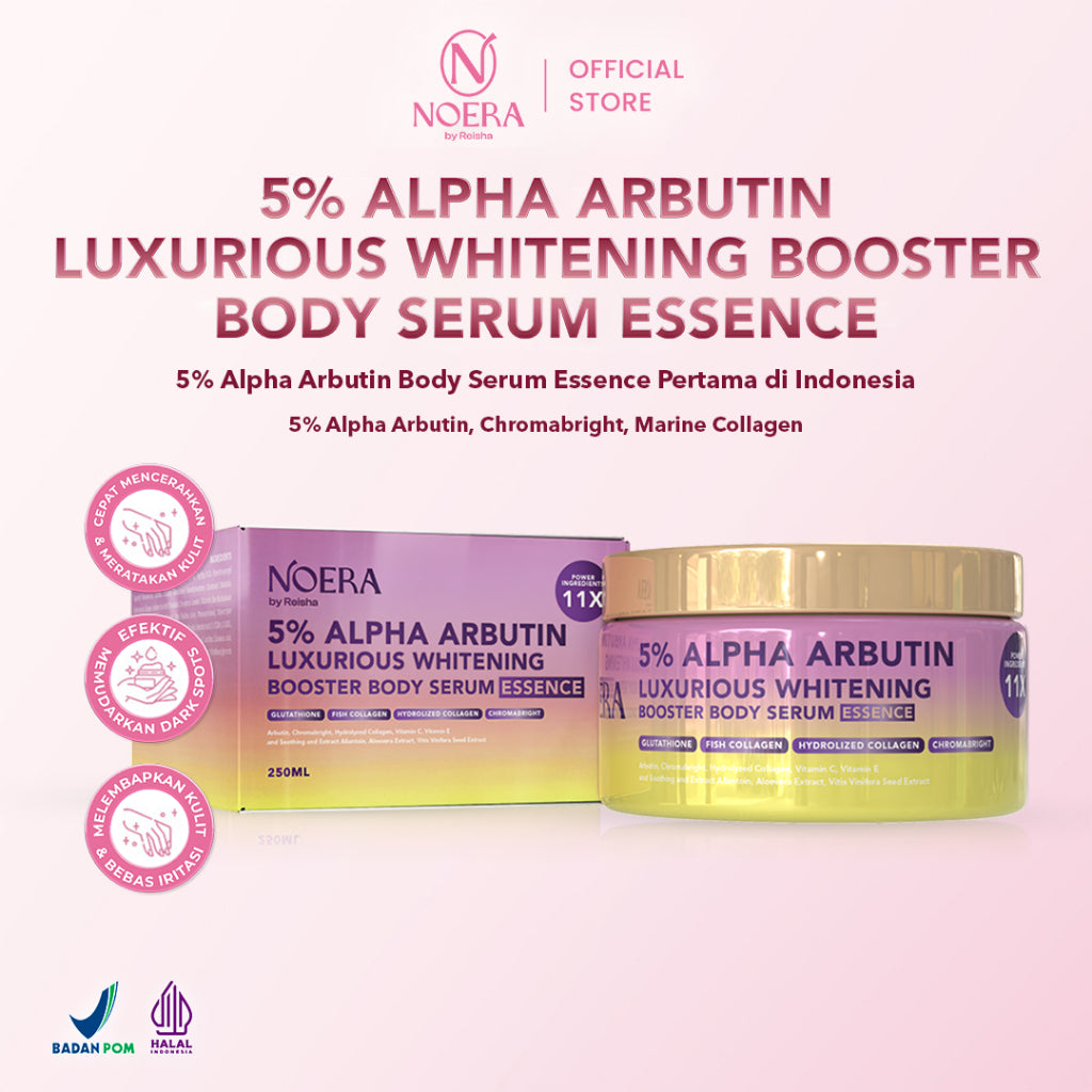 Noera 250 ML 5% ALPHA ARBUTIN Luxurious Whitening Booster Body Serum Essence