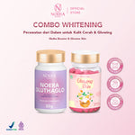 Noera Paket Combo Whitening | Glow Me Skin & Glutha Booster  Improved Formula