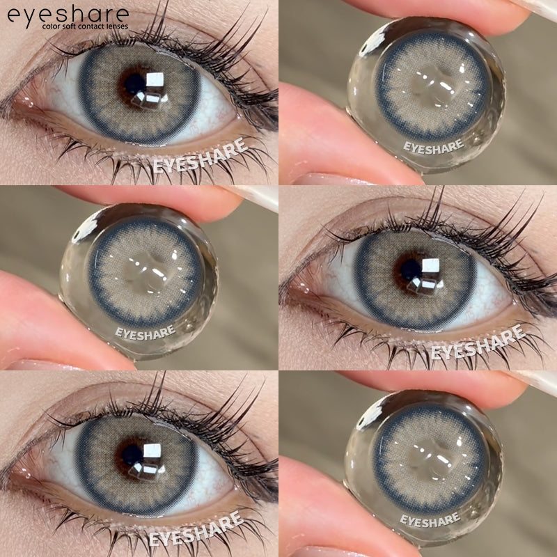 Eyeshare Softlens Minus (0.00~-6.00) Blackspot 14.2mm Softlen Lensa Kontak