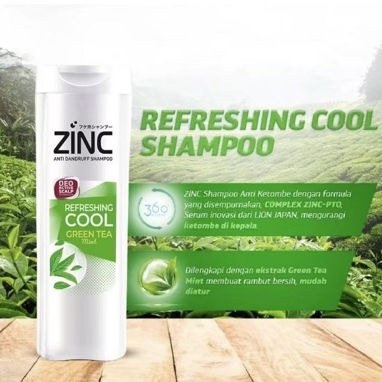 Zinc Sampo Anti Ketombe Perawatan Rambut Botol 170 ml