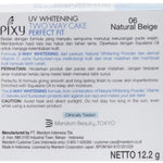 Pixy UV Whitening Bedak Wajah Two Way Cake Perfect Fit Natural Beige Refill