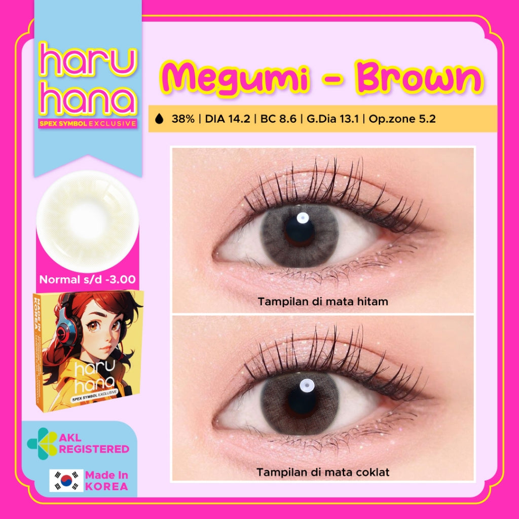 Softlens Spex Symbol HARUHANA Natural Series - Softlens Sailormoon - Softlens Megumi - Softlens Fuji