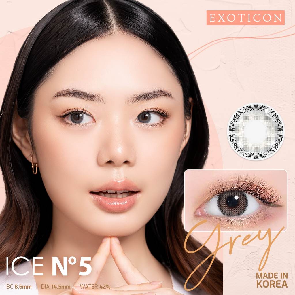 Exoticon Softlens Ice N5 Series Grey | Brown | Soflens Minus | Soflens Wedding