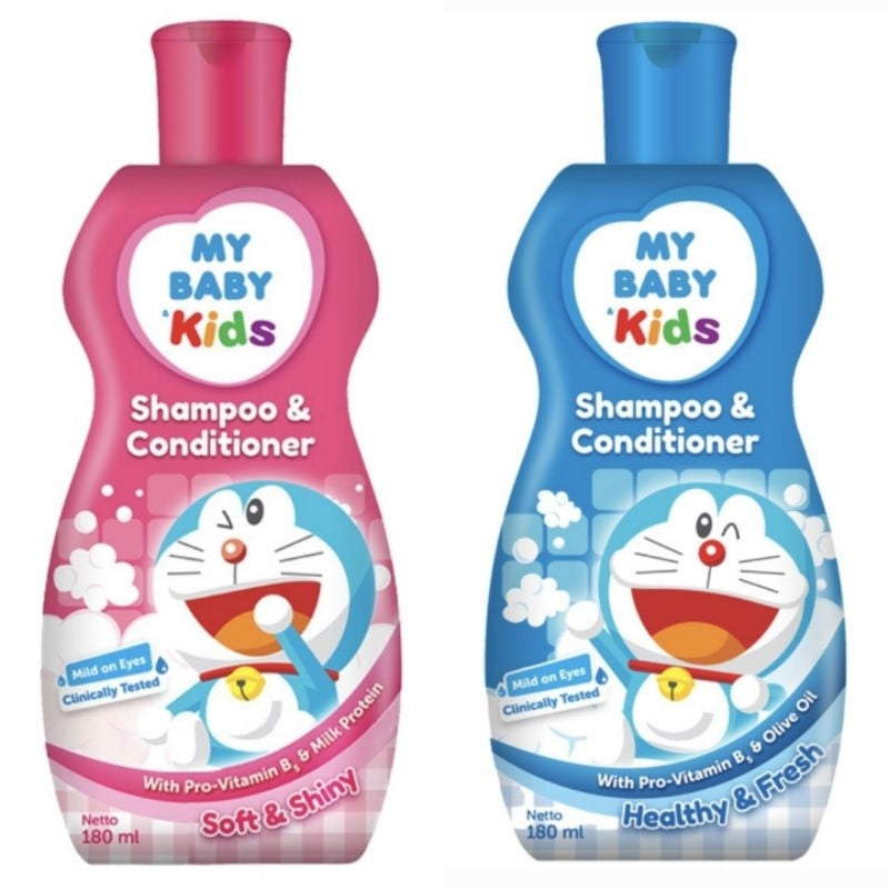 My Baby Kids Sampo & Kondisioner Doraemon Botol 180 ml