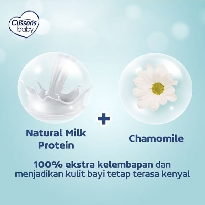 Cussons Baby Mild & Gentle Sabun Mandi Bayi Batang Milk & Chamomile 60 g