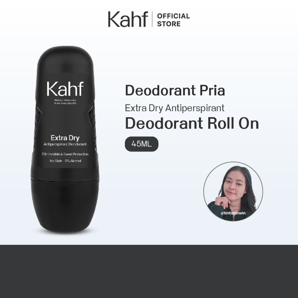 [TINTINTINWIN'S PICKS] Kahf Deodorant Roll On Antiperspirant 45 ml - Deodorant Pria