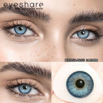 Eyeshare Brown Softlens Nicosia Brown Big Eyes 1Pasang Lensa Kontak Soft Softlen