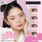 Exoticon Softlens Kawaii Series Harajuku Brown | Asakusa Blue | Shinjuku Light Grey | Shibuya Grey