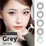 Exoticon Softlens Grey Series II Livi | Sofiya | Smoke Grey | Ash Grey | Charcoal Grey