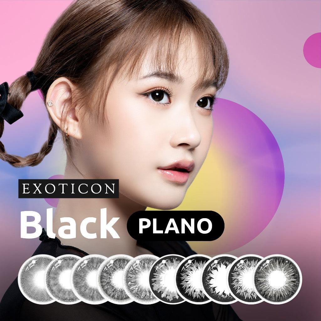 Exoticon Softlens Black Series (Plano Only) | Soflens Normal