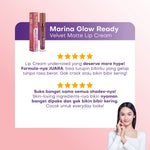Marina Glow Ready Colorlast Velvet Matte Lip Cream 5ml - Exp Date : 05.2026