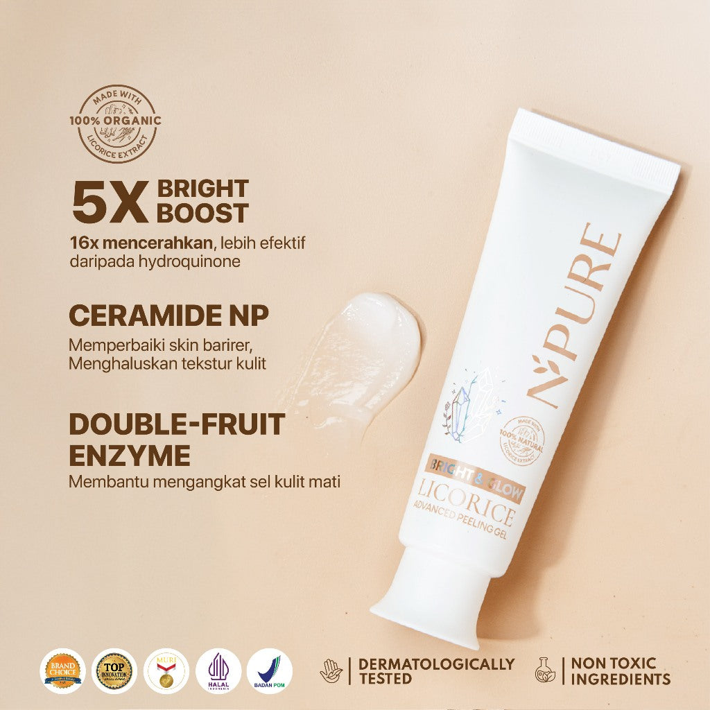 BUNDLING NPURE Peeling Gel Licorice + NPURE Axillary Treatment Licorice